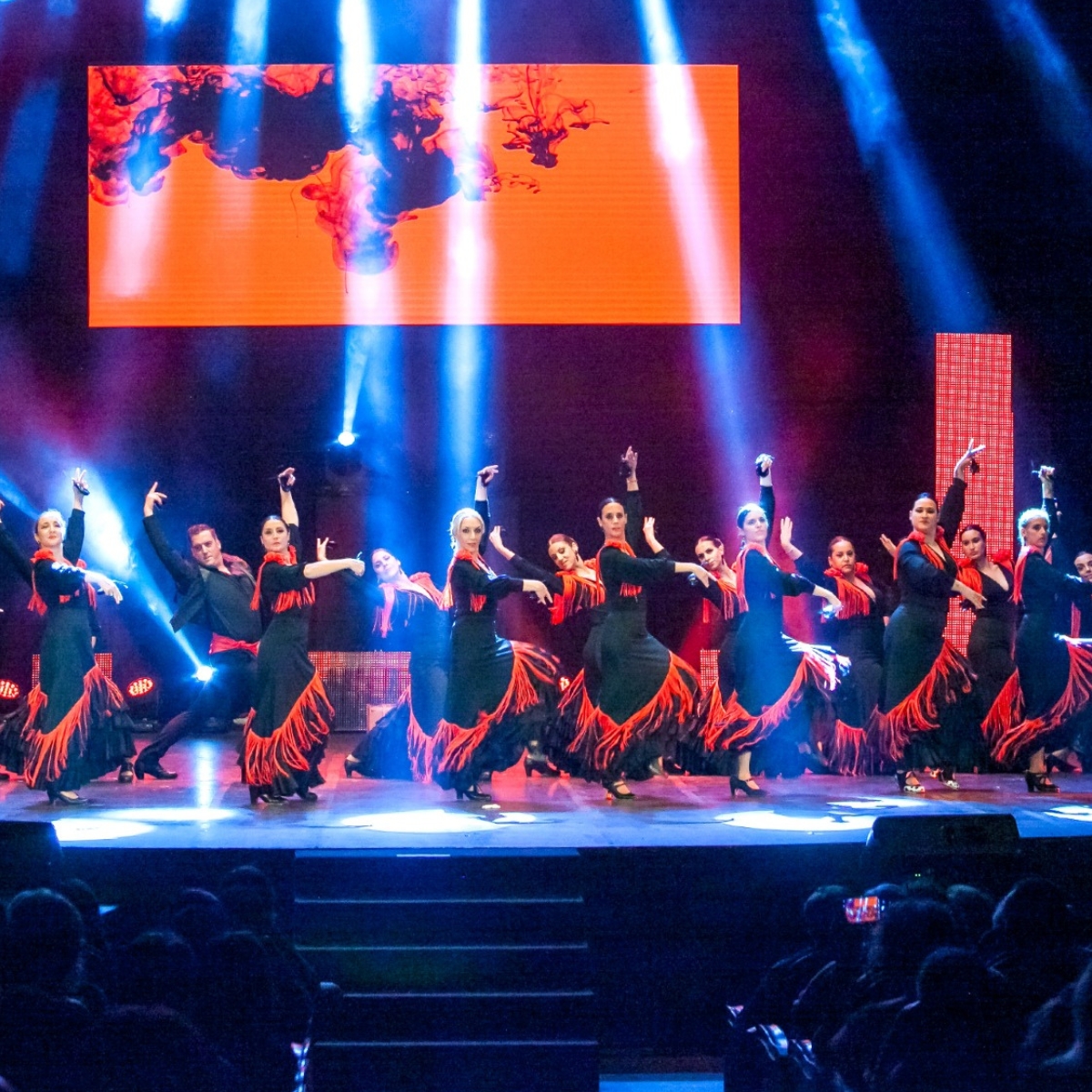 Muestra de danza flamenca en el Teatro Regio