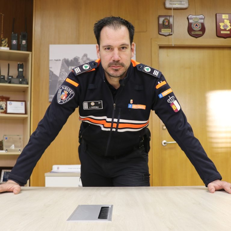 IBAN SÁNCHEZ. Jefe de la Agrupación de Voluntariado de Protección Civil