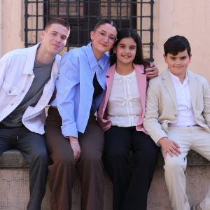 Abanderados de la Junta Festera de Calles para las Fiestas Mayores de 2026 I Cristhian Díaz, Blanca Albujer, Alba Parra y Adrián Parra