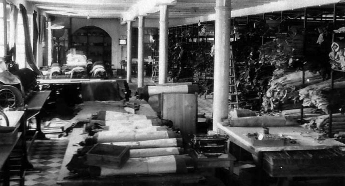 Fábrica de los Coloma en el 1933 Foto de Viriato Coloma
