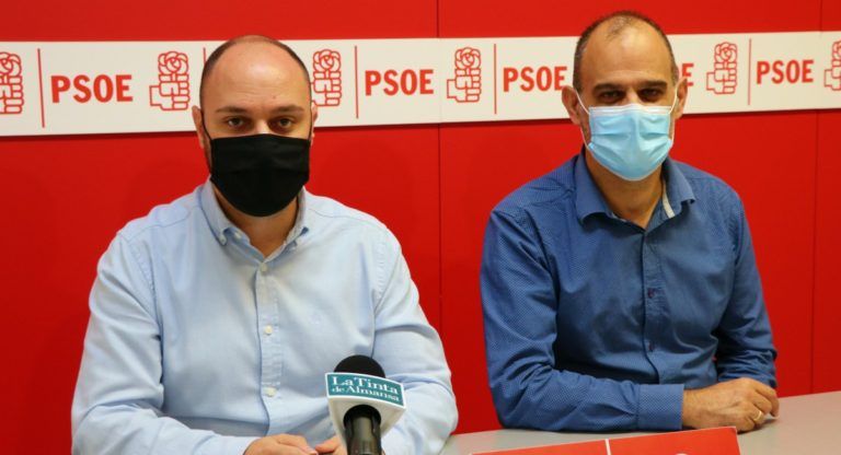 Valero González y Manuel Serrano PSOE Almansa