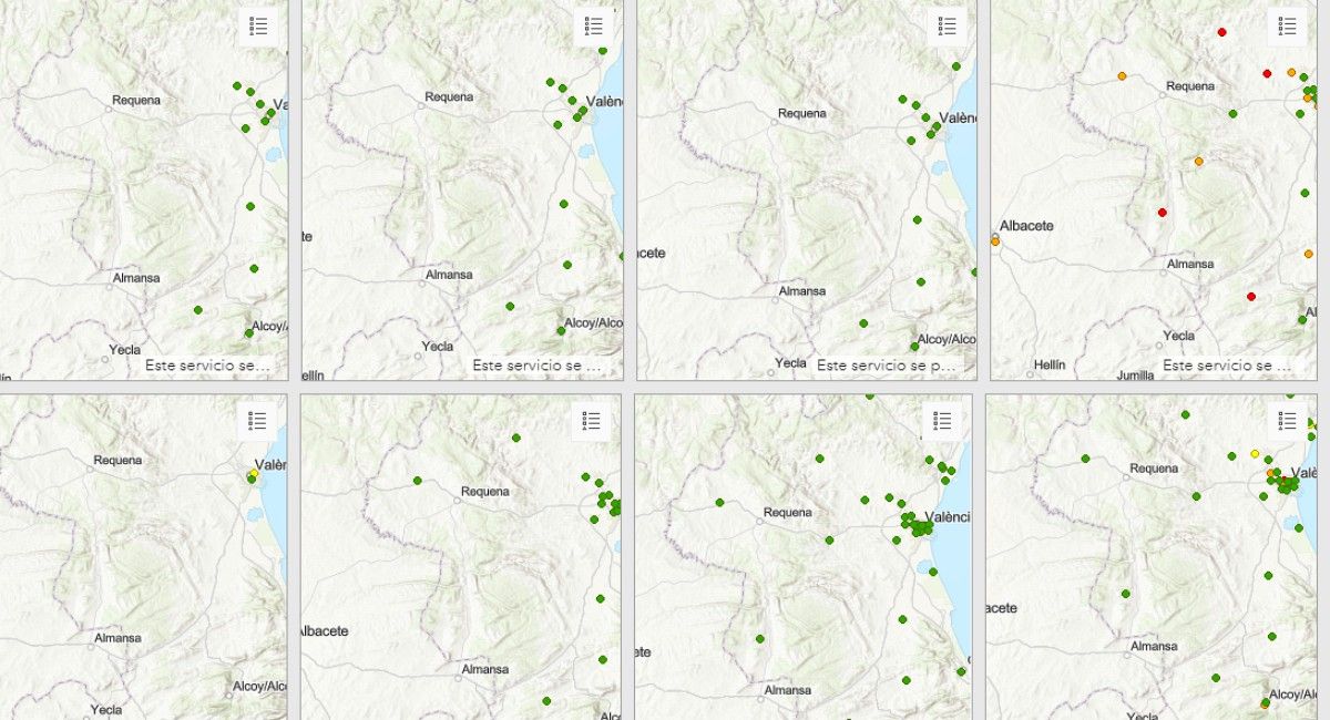 Atlas de la contaminación del aire en Almansa