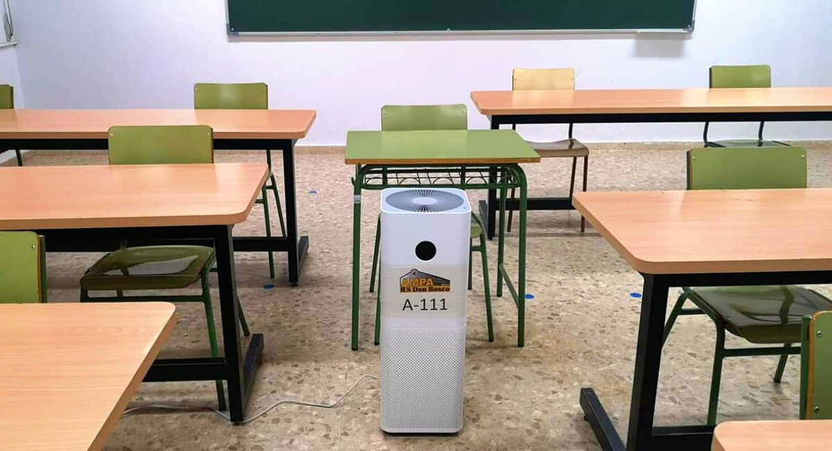 purificadores aire colegios albacete almansa