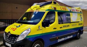 Herido trabajador Almansa