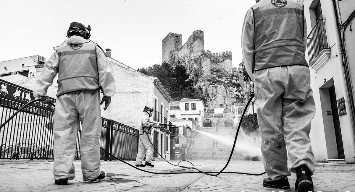 martin lopez fotos pandemia almansa