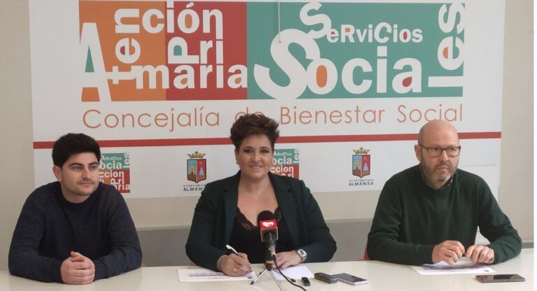 Margarita Sánchez, Andrés Candel, Pablo García, Servicios Sociales