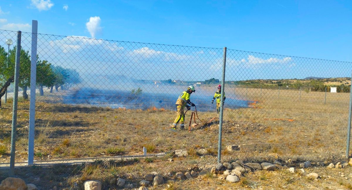 incendio parcela almansa