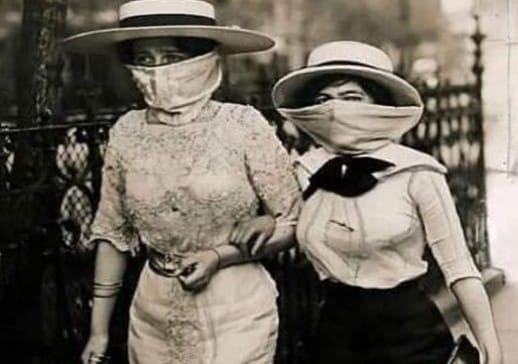pandemia gripe española mascarillas