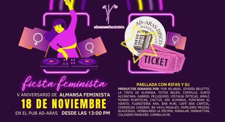 Almansa feminista fiesta celebra 5 años