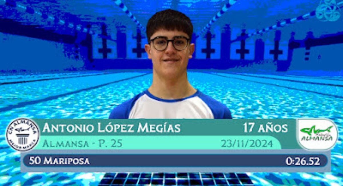 Antonio López natación