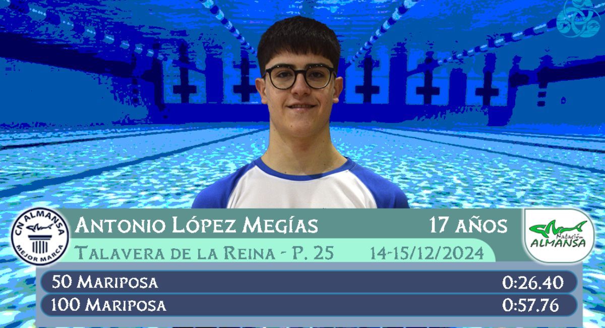 Antonio lópez megías natación