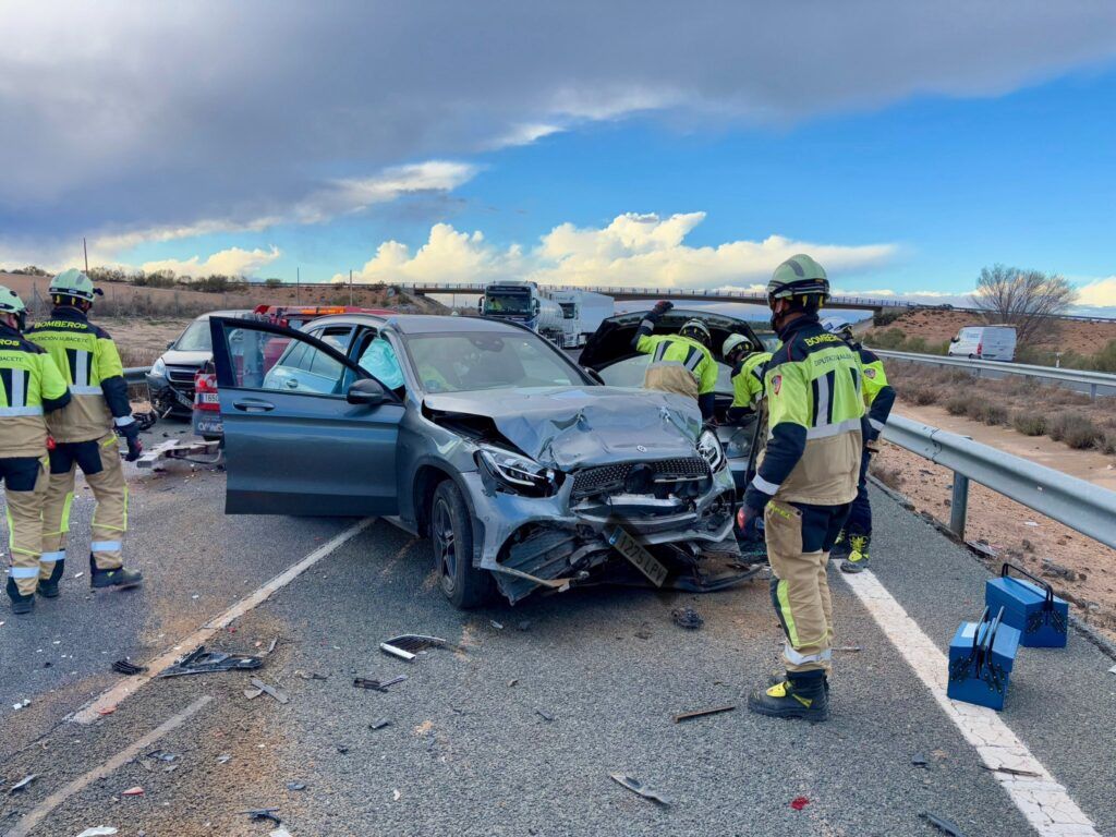 Bomberos Almansa accidente