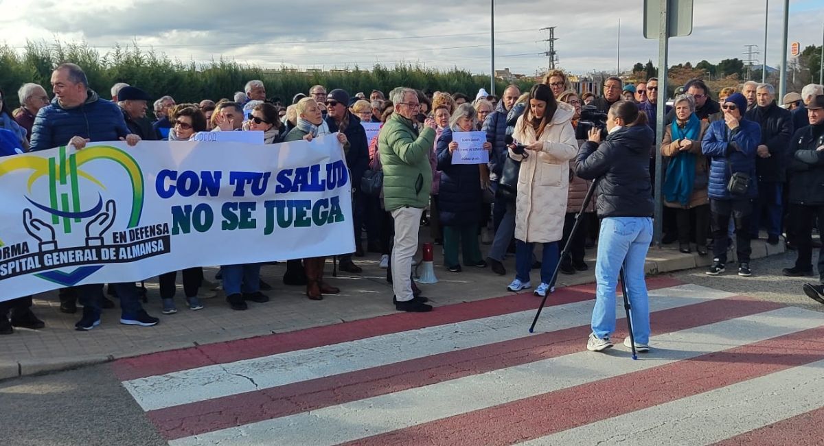 manifestación hospital almansa