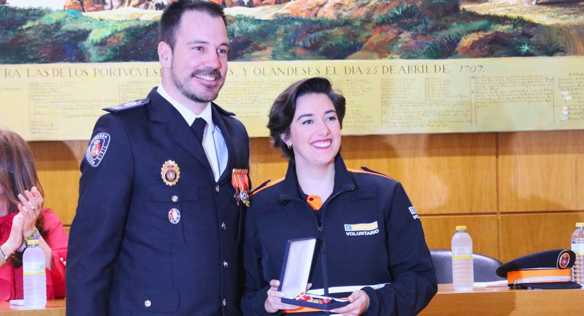 Entrega de medallas Protección Civil de Almansa 2025