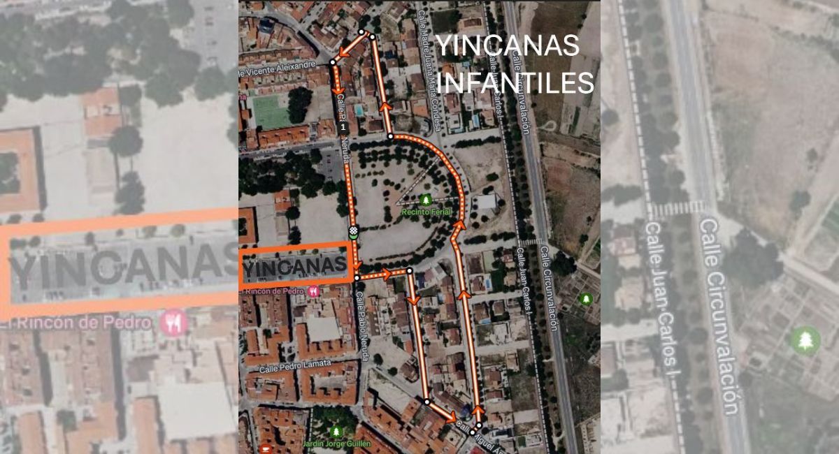 yincana infantil ciclismo