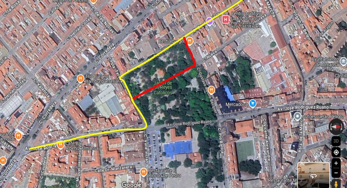 nuevo recorrido media maratón almansa