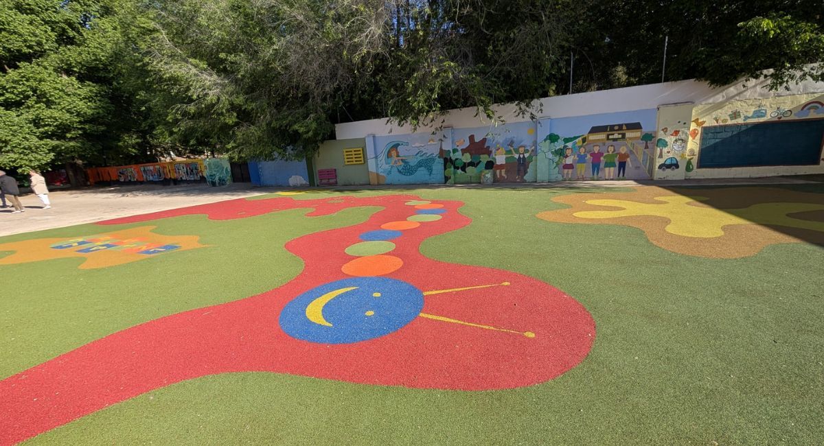 patio colegio claudio almansa