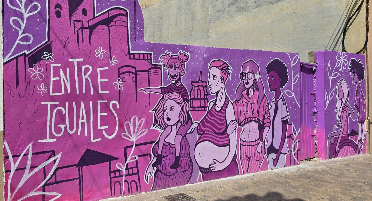 mural entre iguales Almansa