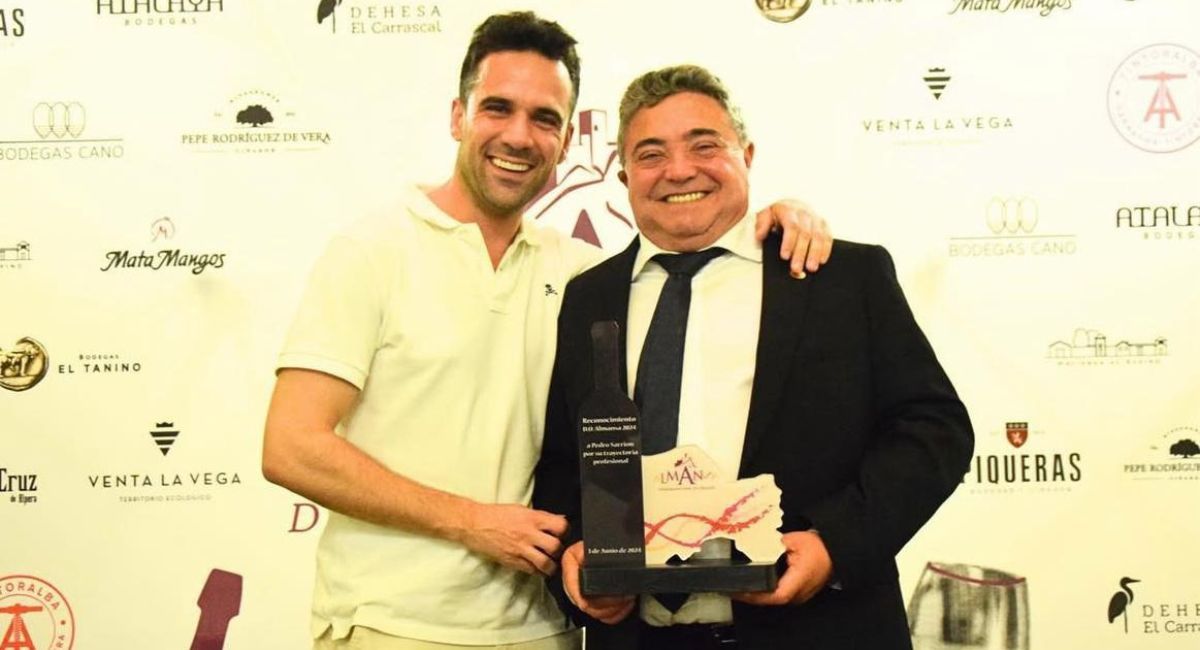 Javier Martínez junto a Pedro Sarrión
