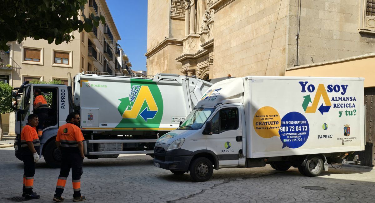 camión contrato reciclaje Almansa