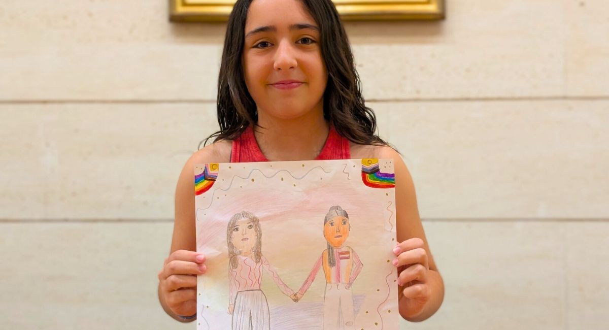 dibujo lgtbi almansa 2025