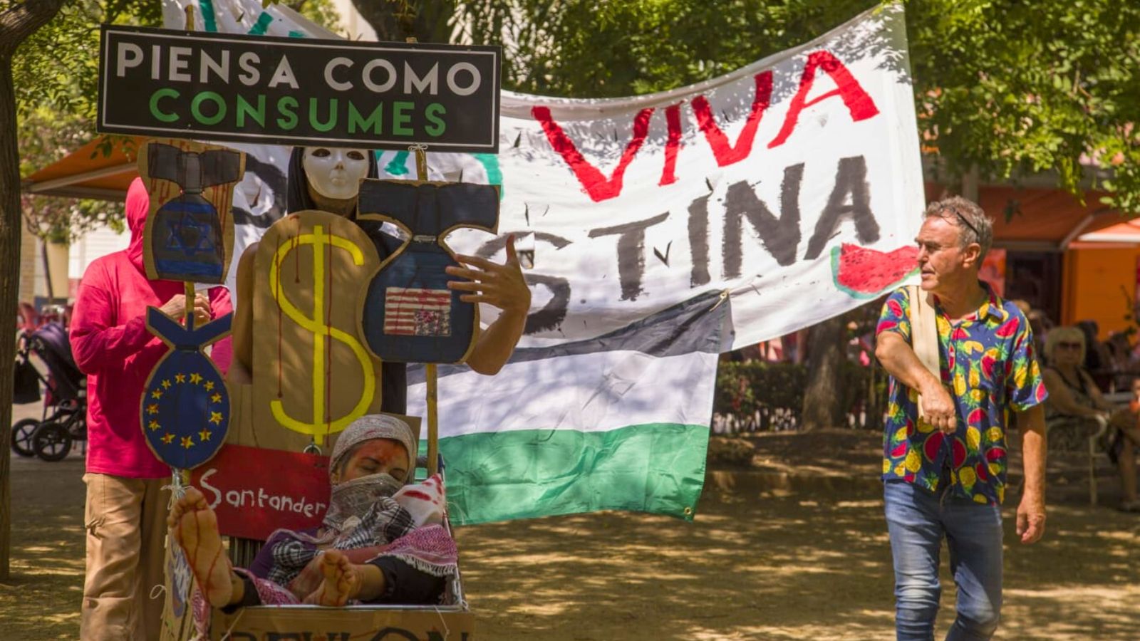 Acción palestina Almansa
