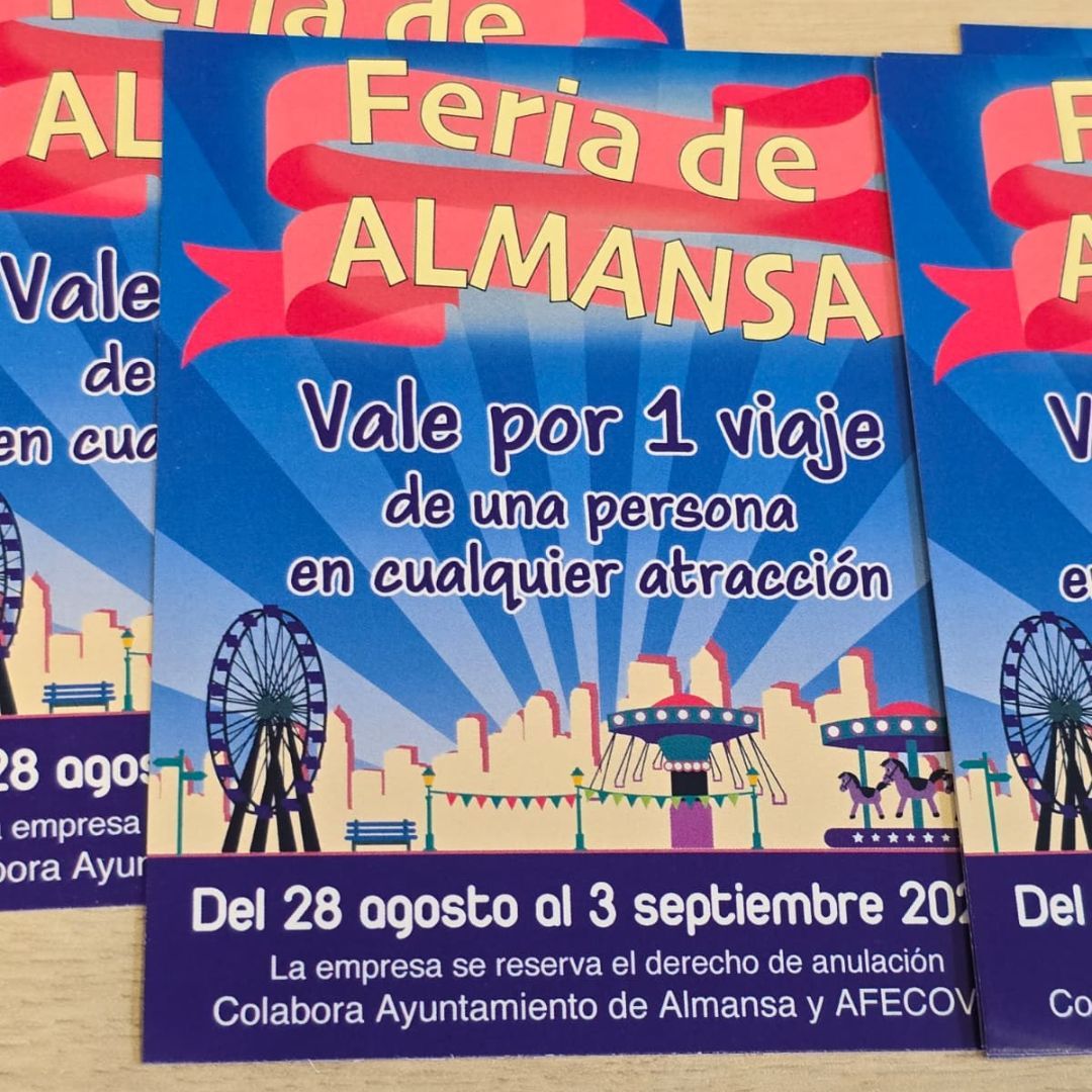tickets gratis feria Almansa