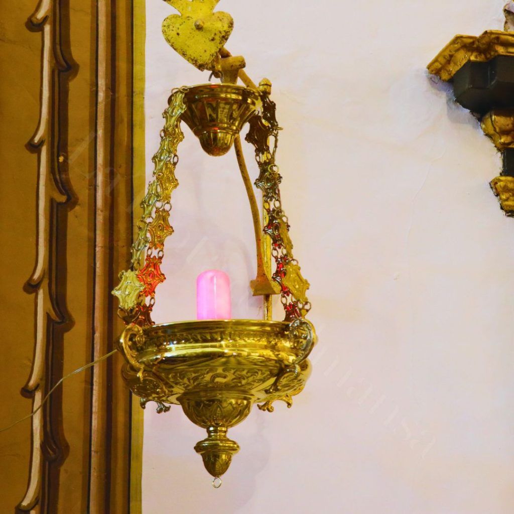 lamparas santuario belen