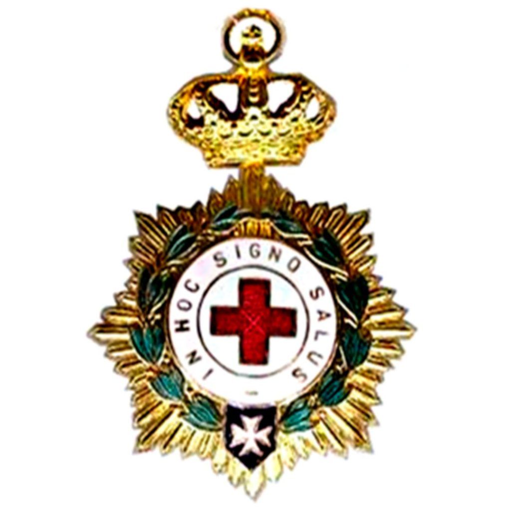 medalla oro de la cruz roja