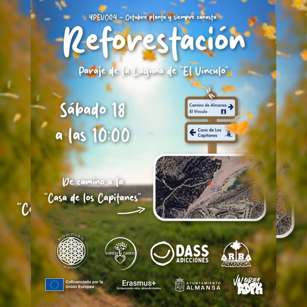 plantación pantano Almansa