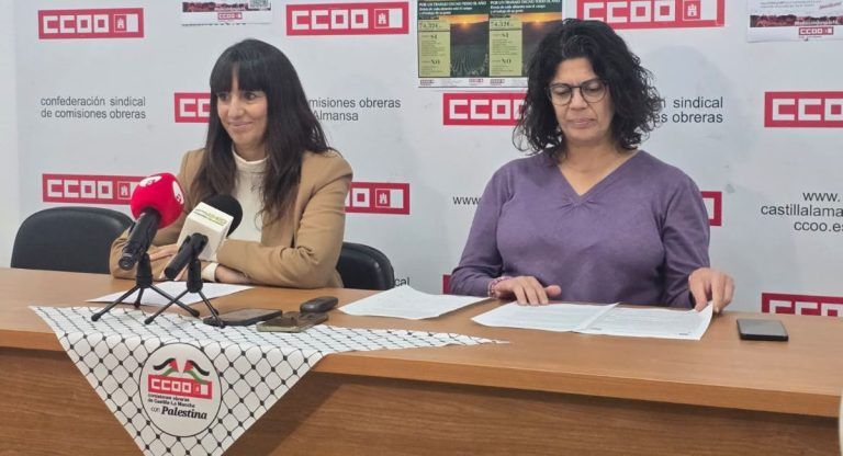 Comisiones obreras paro Almansa