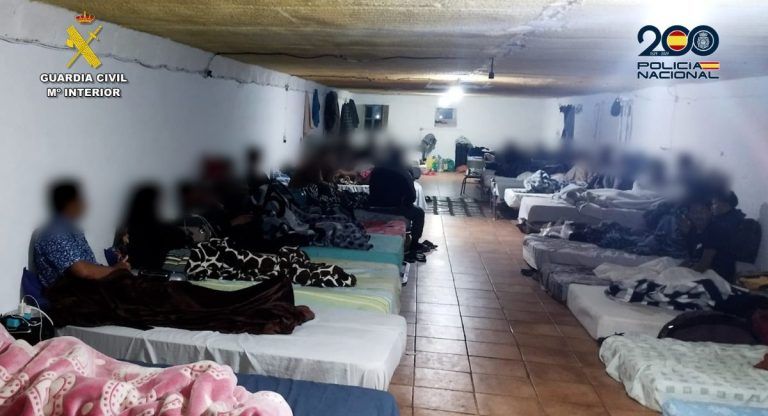 red explotación inmigrantes Albacete