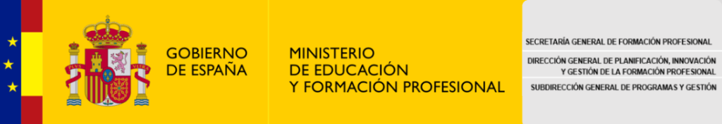 Logo Ministerio Formación Profeisonal España