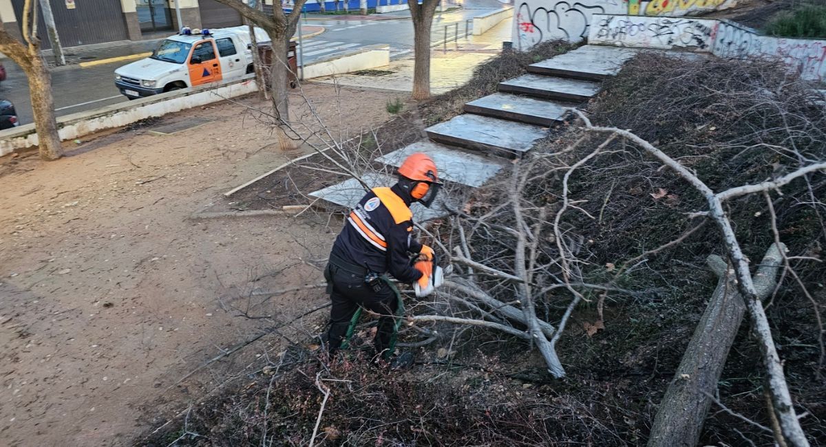 Parque vía alerta naranja