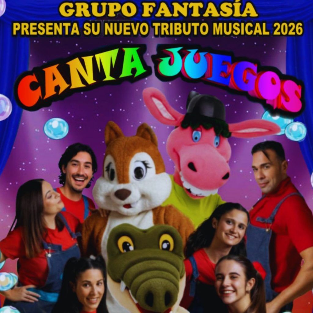 cantajuegos bailando con burbujas