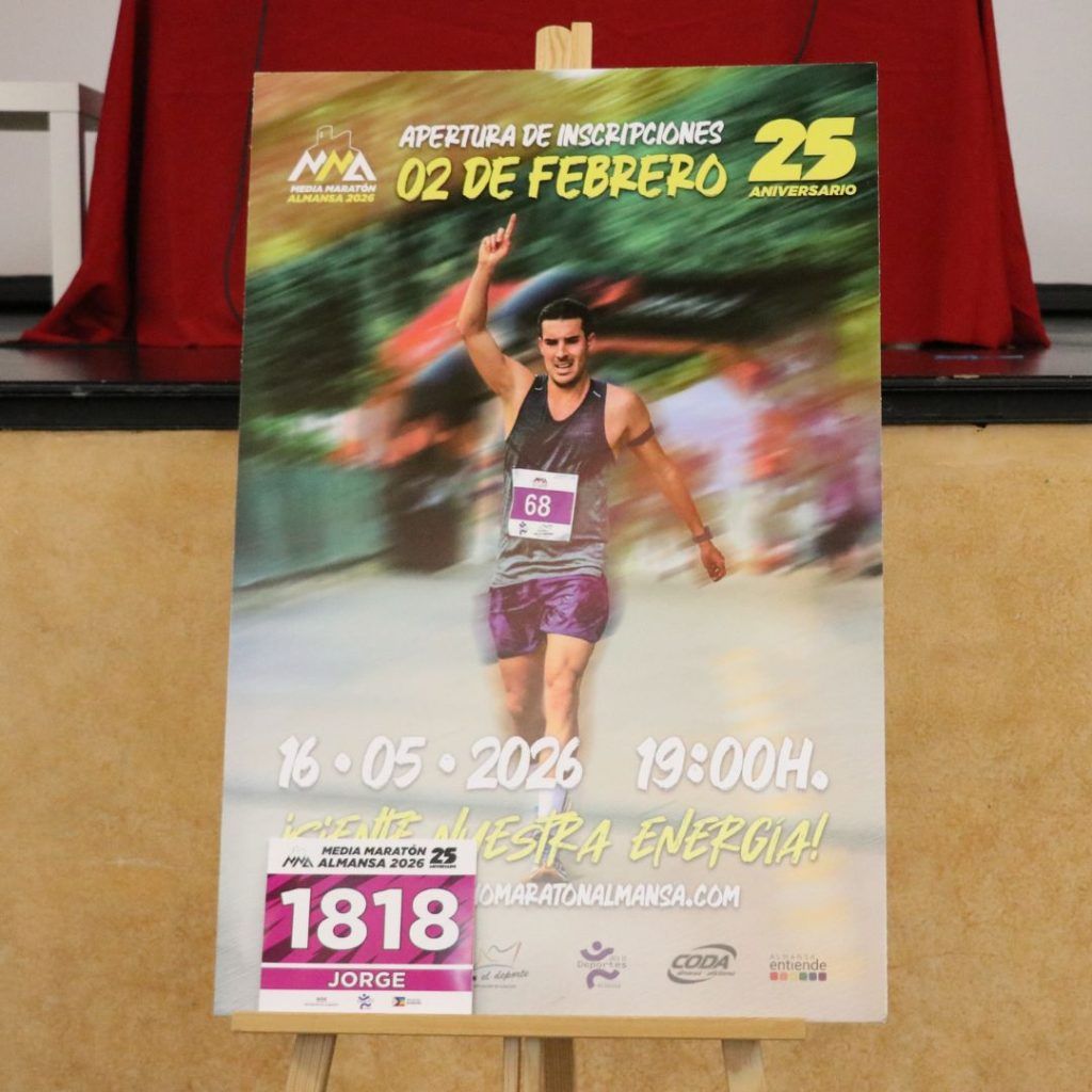 cartel dorsal 2026 media maratón