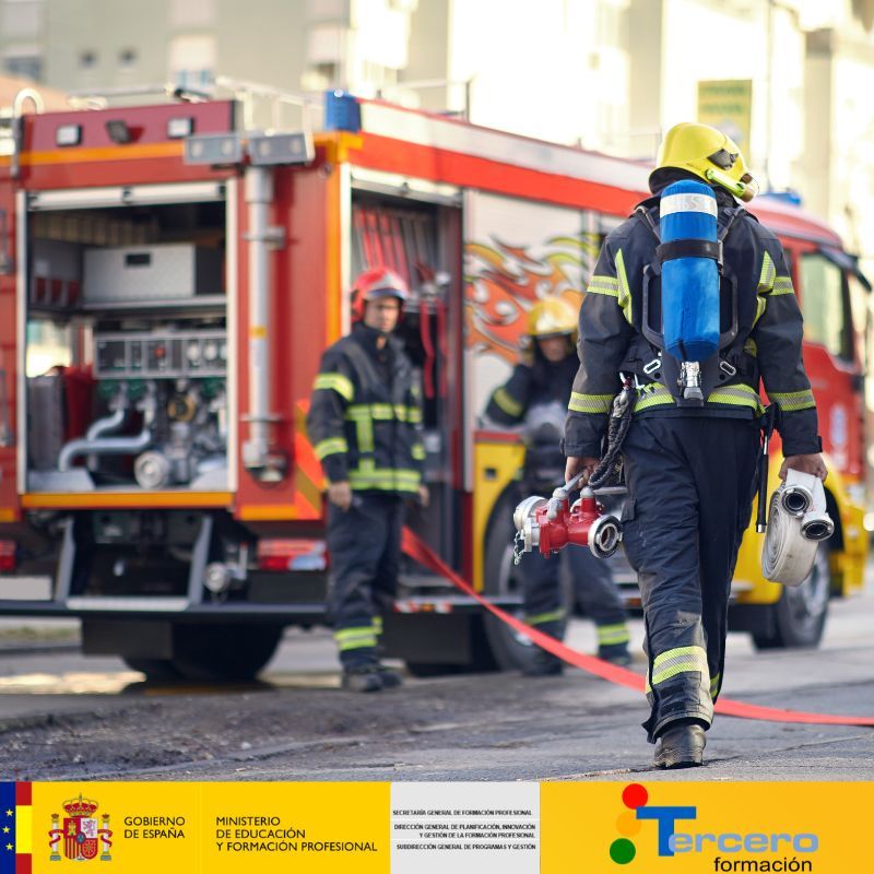 curso camión bombero tercero formación