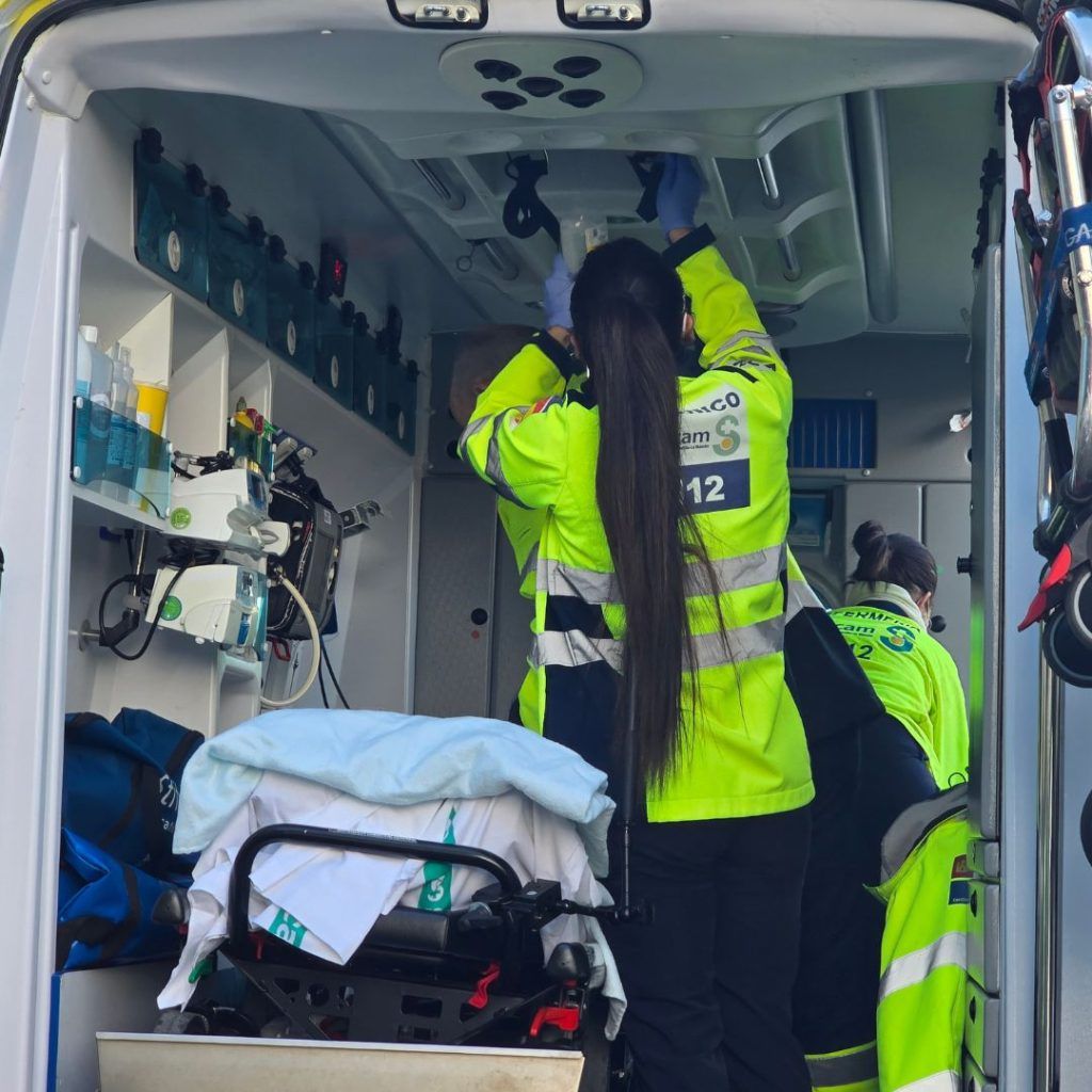 simulacro ambulancia teleictus