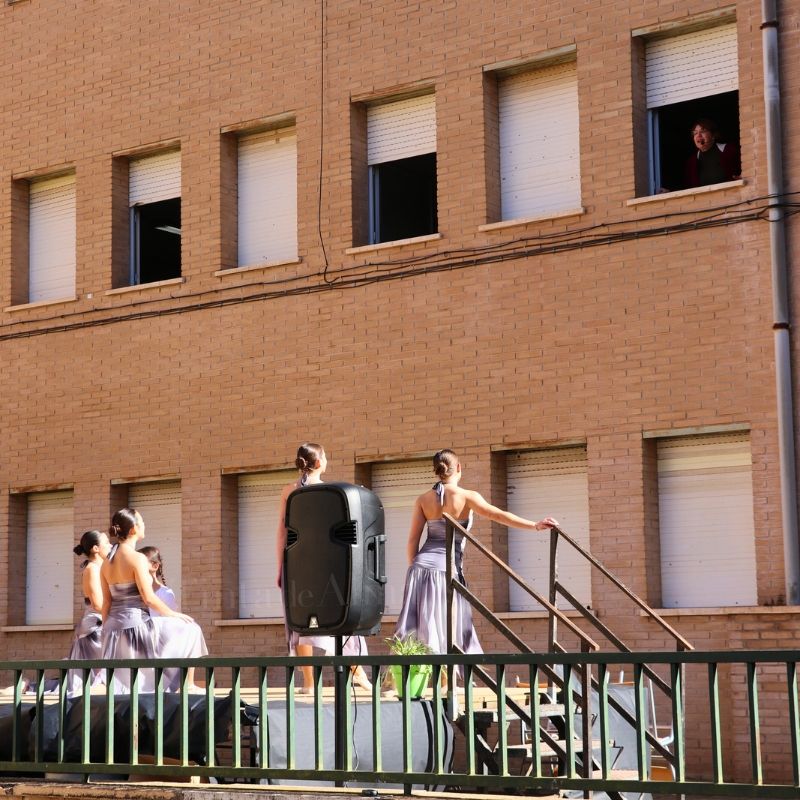 Acto del centenario de José Luis Sánchez en el IES Escultor José Luis Sánchez de Almansa