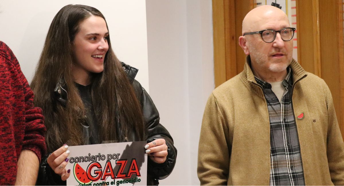 plataforma Gaza concierto Almansa