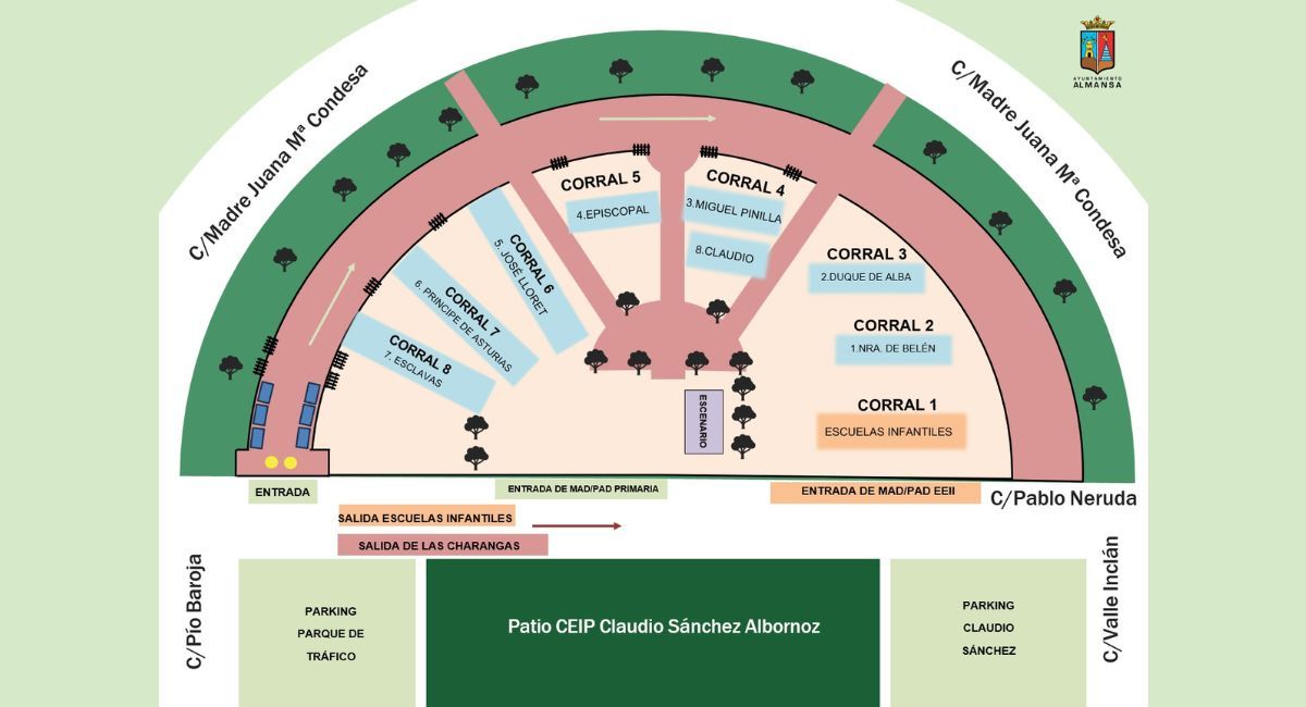 recorrido carnaval infantil Almansa