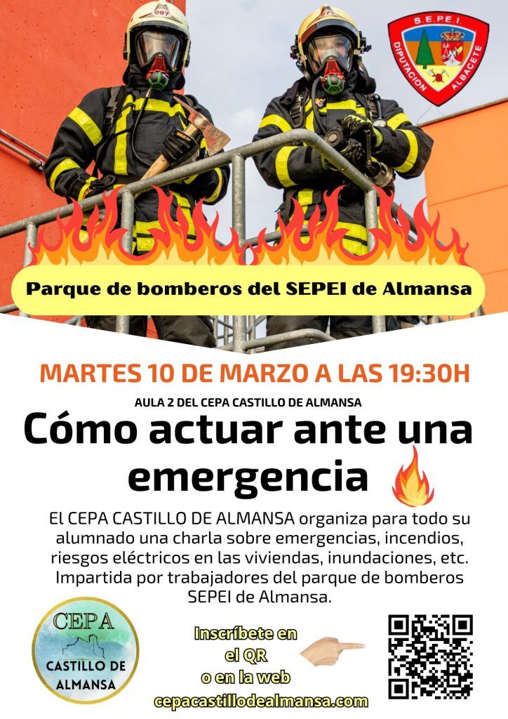 charla bomberos cartel