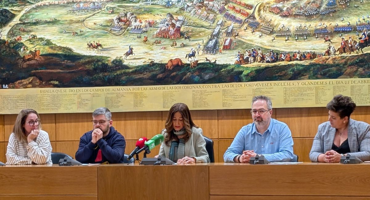 manifiesto pancarta autismo Almansa