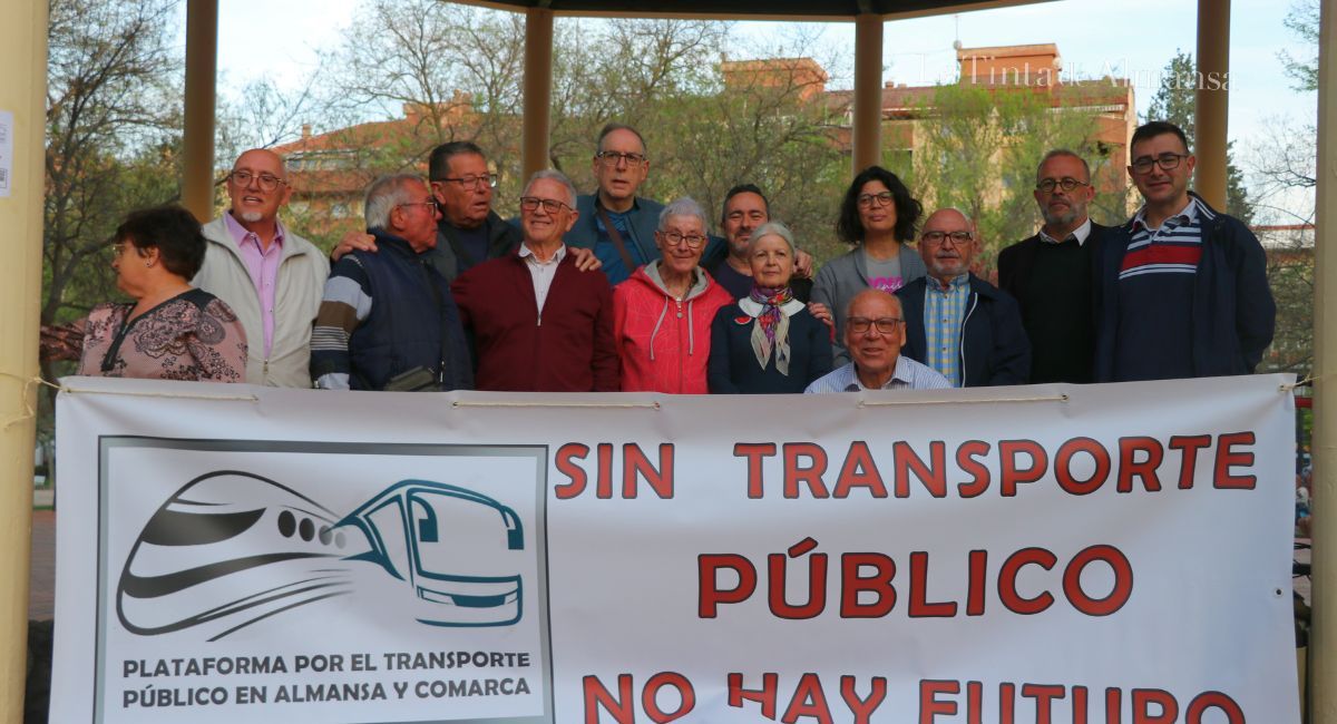 manifestación tren almansa