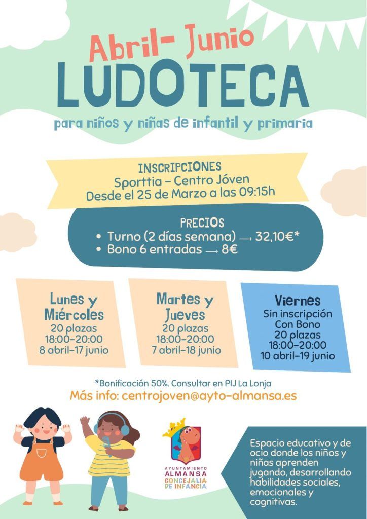 cartel ludoteca primavera