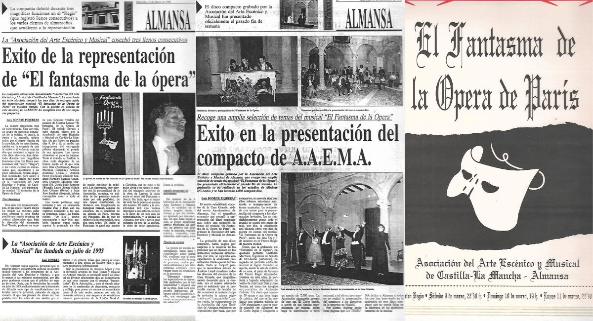 fantasma ópera arte escénico