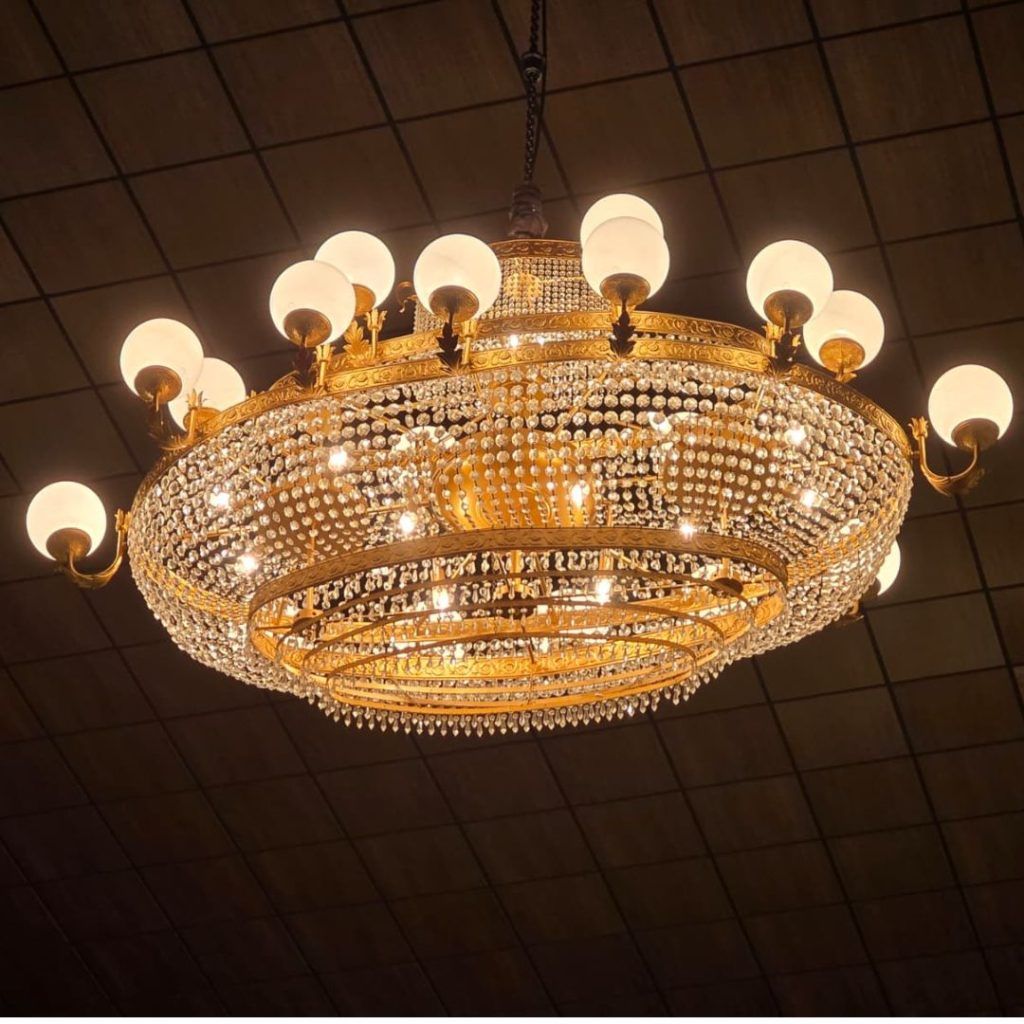 fantasma ópera lámpara