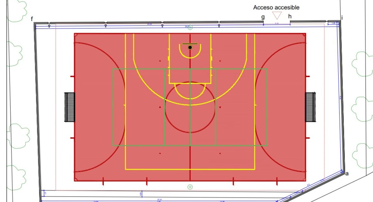 plano pista fútbol ortega gasset