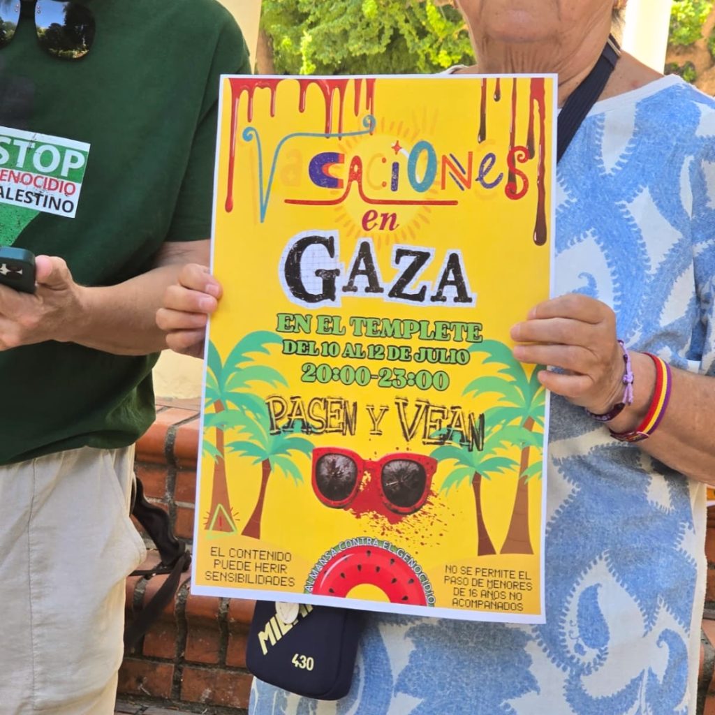 exposición vacaciones Gaza