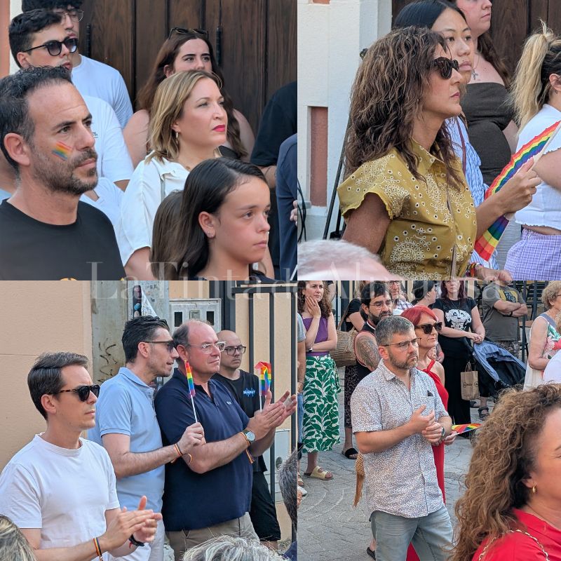 politicos almansa manifestación agresión homófoba